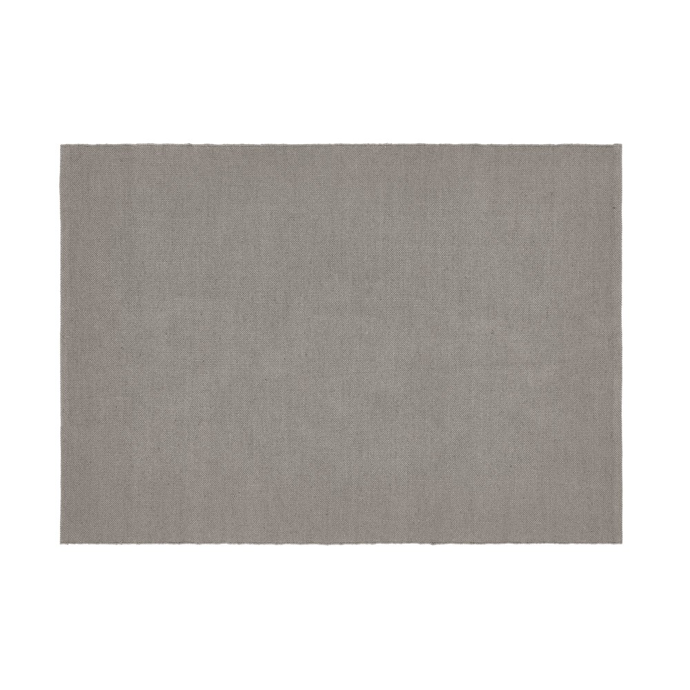 Hug Rug Woven Washable Plain Rugs in Warm Grey